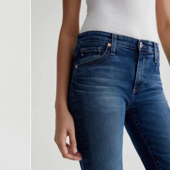 NEW AG Jeans Angel Extended Bootcut Denim  women Jeans - Low Rise 252 - Picture 8 of 11